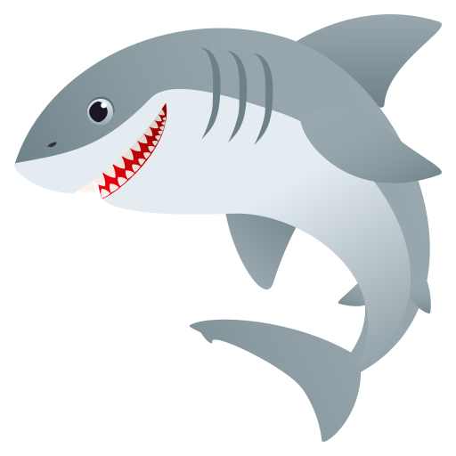 Shark on JoyPixels