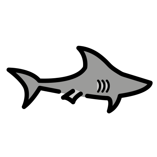Shark on OpenMoji