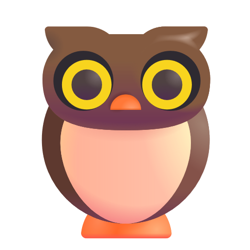 Owl on Microsoft 3D