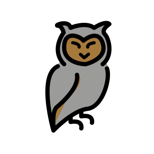 Owl on OpenMoji