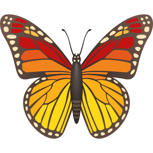 Butterfly on JoyPixels