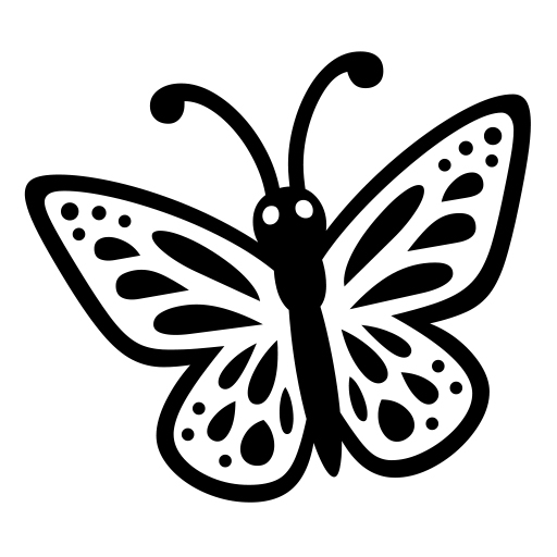 Butterfly on Noto Emoji
