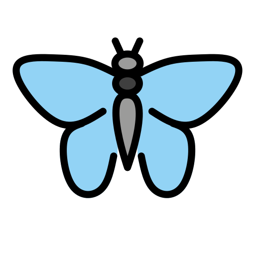 Butterfly on OpenMoji