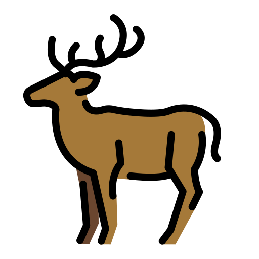 Deer on OpenMoji