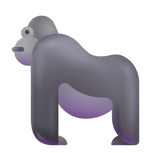 Gorilla on Microsoft 3D