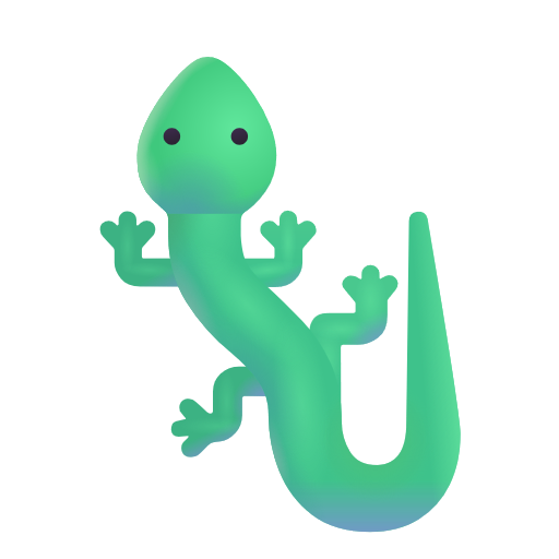 Lizard on Microsoft 3D