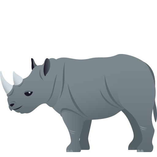 Rhinoceros on JoyPixels