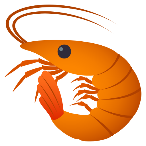 Shrimp on JoyPixels