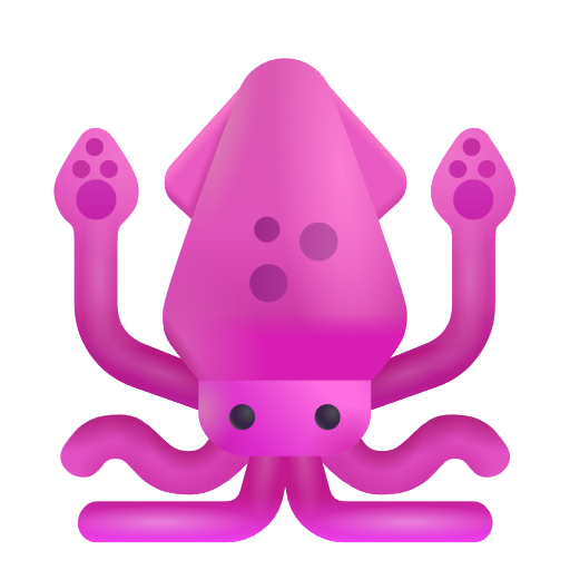 Squid on Microsoft 3D
