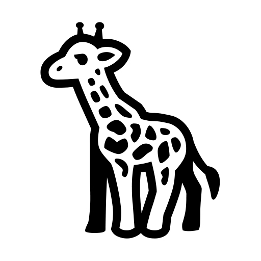Giraffe Face on Noto Emoji