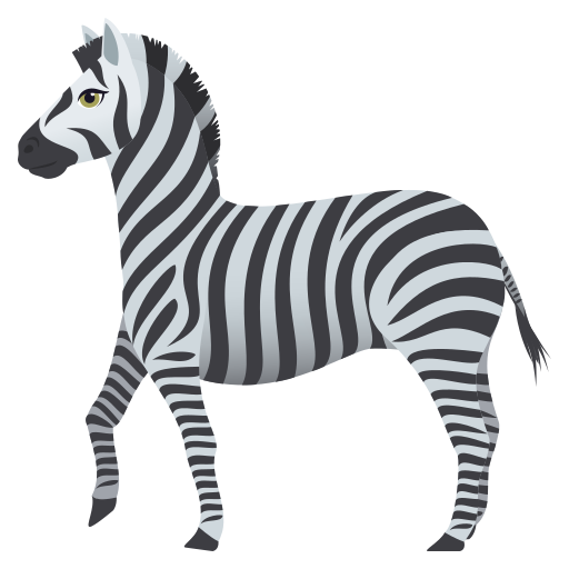 Zebra Face on JoyPixels