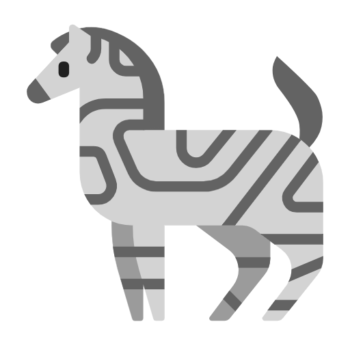 Zebra Face on Microsoft Fluent