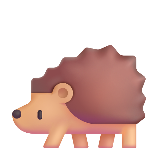 Hedgehog on Microsoft 3D