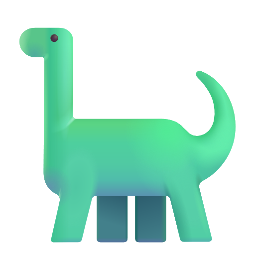 Sauropod on Microsoft 3D