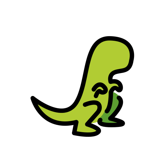 T-rex on OpenMoji