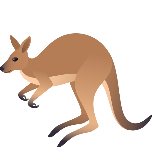 Kangaroo on JoyPixels