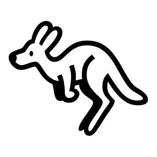 Kangaroo on Noto Emoji