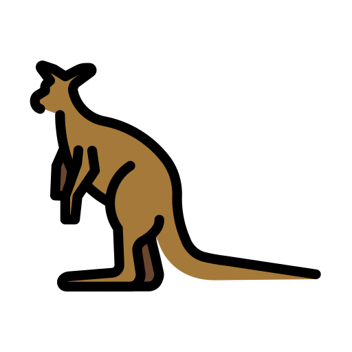 Kangaroo on OpenMoji