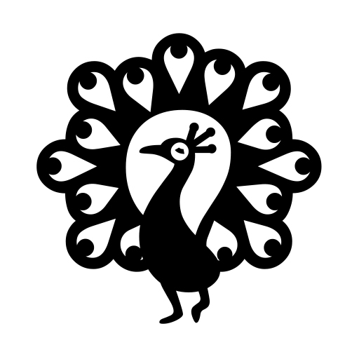Peacock on Noto Emoji