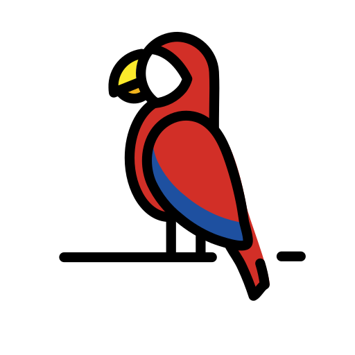 Parrot on OpenMoji