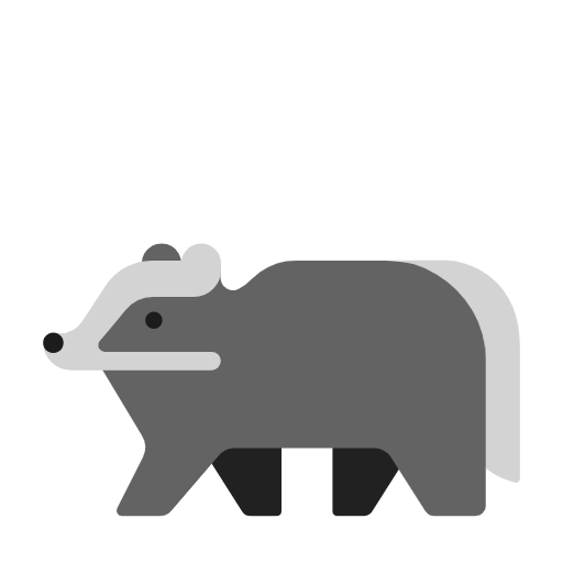 Badger on Microsoft Fluent