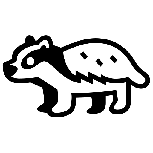 Badger on Noto Emoji