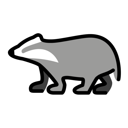 Badger on OpenMoji