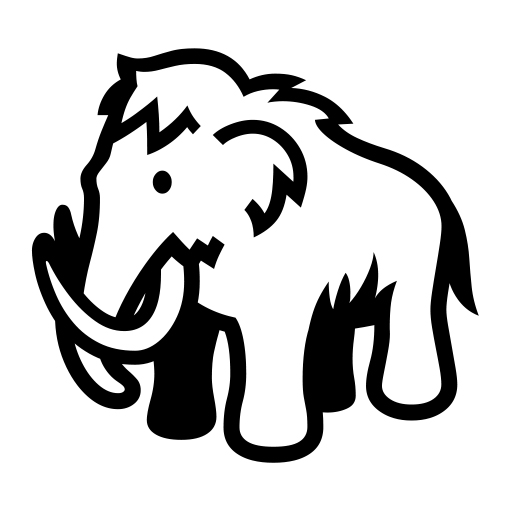 Mammoth on Noto Emoji
