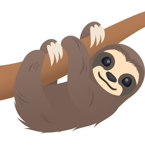 Sloth on JoyPixels