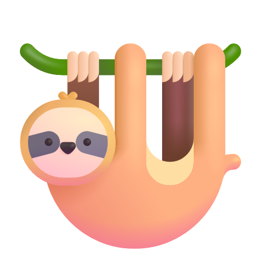Sloth on Microsoft 3D