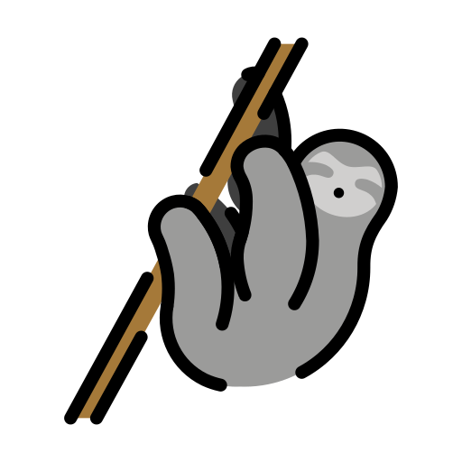 Sloth on OpenMoji