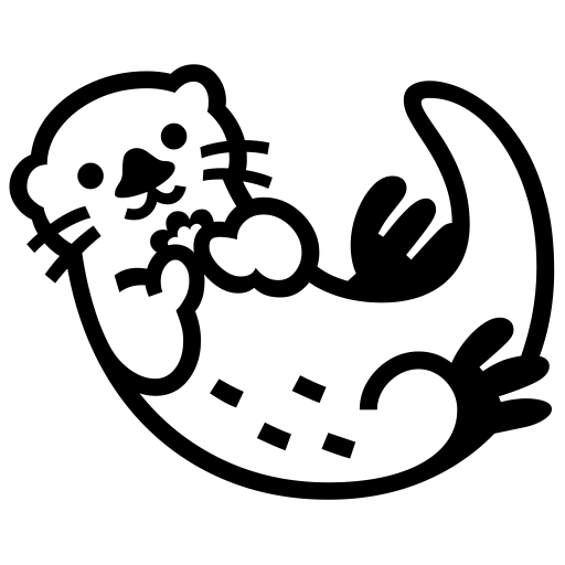 Otter on Noto Emoji