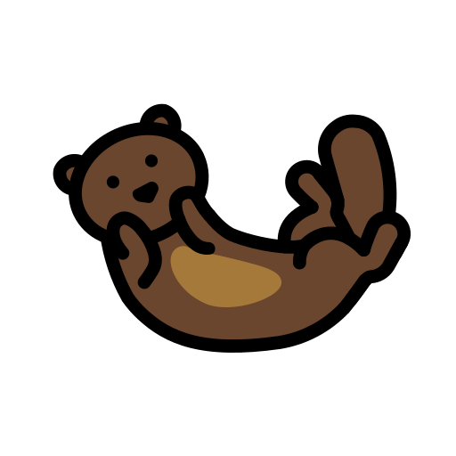 Otter on OpenMoji