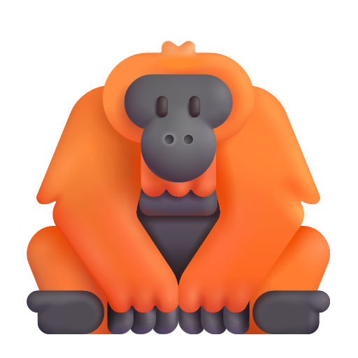 Orangutan on Microsoft 3D