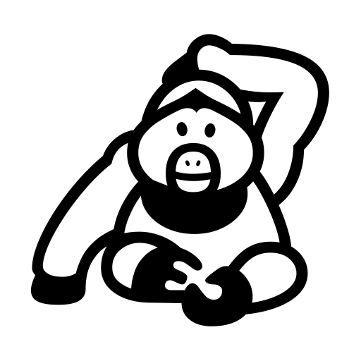 Orangutan on Noto Emoji