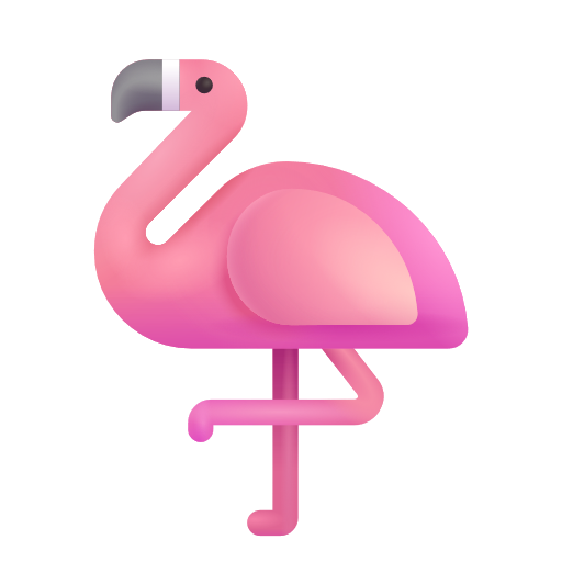 Flamingo on Microsoft 3D