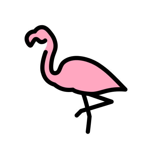 Flamingo on OpenMoji