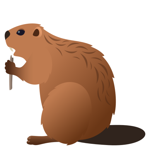 Beaver on JoyPixels