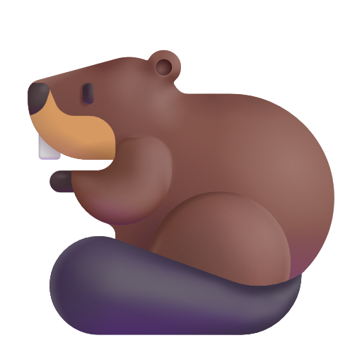 Beaver on Microsoft 3D
