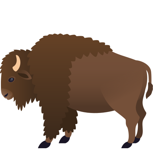 Bison on JoyPixels