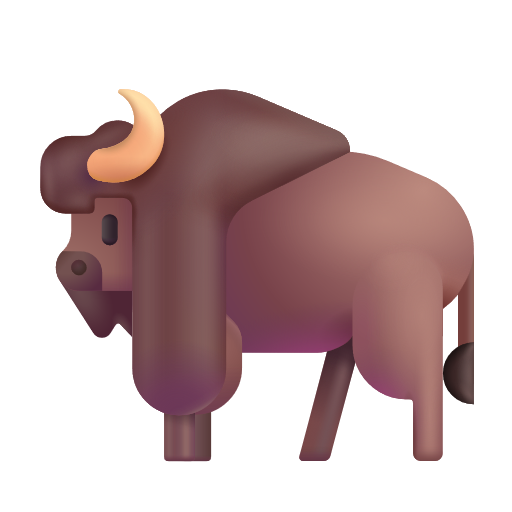 Bison on Microsoft 3D