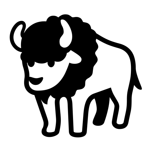 Bison on Noto Emoji
