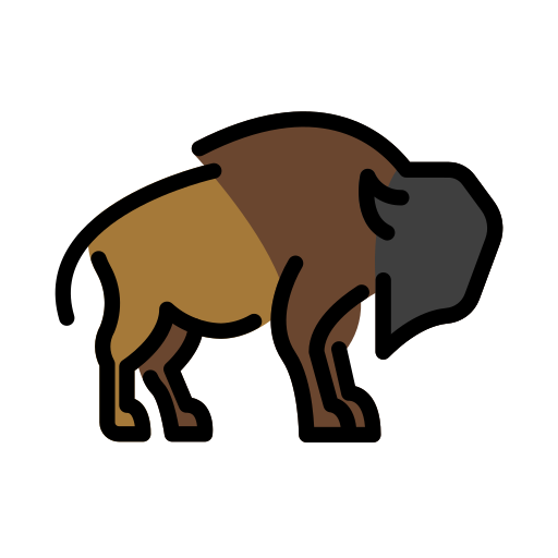 Bison on OpenMoji