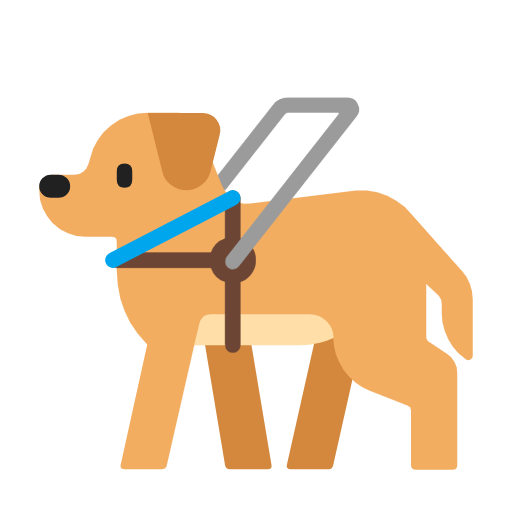 Guide Dog on Microsoft Fluent