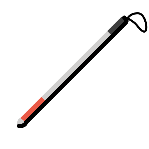 Probing Cane on OpenMoji