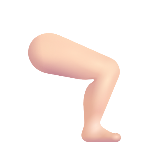 Leg: Light Skin Tone on Microsoft 3D