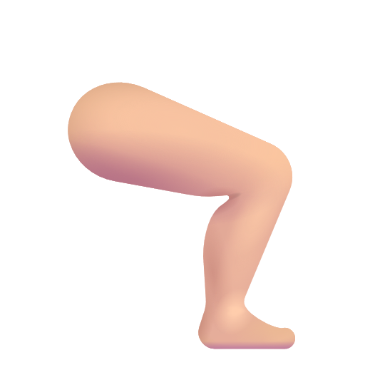 Leg: Medium-Light Skin Tone on Microsoft 3D