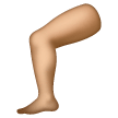 Leg: Medium Skin Tone on Samsung