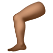 Leg: Medium-Dark Skin Tone on Samsung