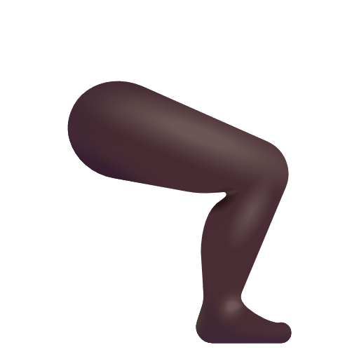 Leg: Dark Skin Tone on Microsoft 3D